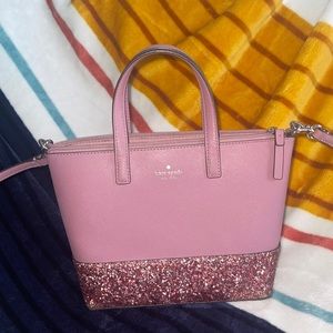Kate Spade Ina Greta Court Glitter Crossbody